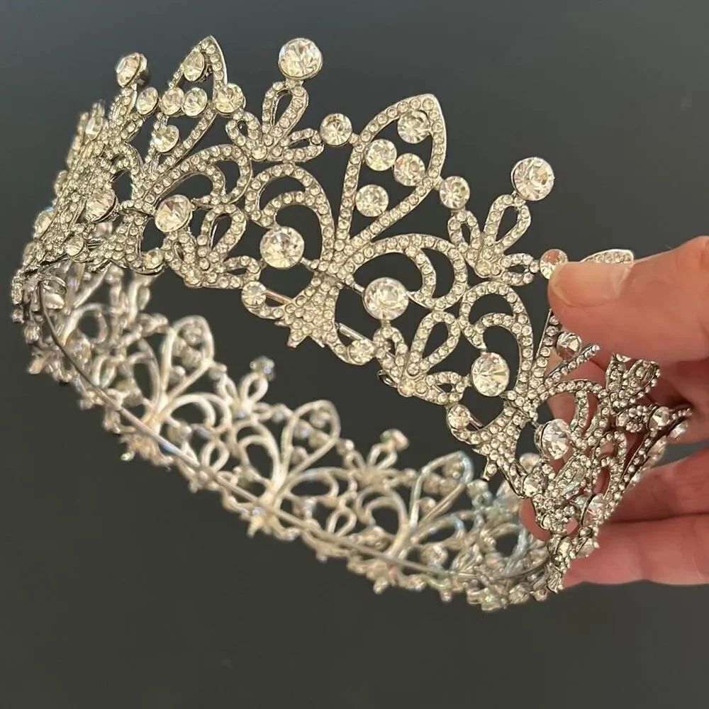 Rhinestone Tiara Crown